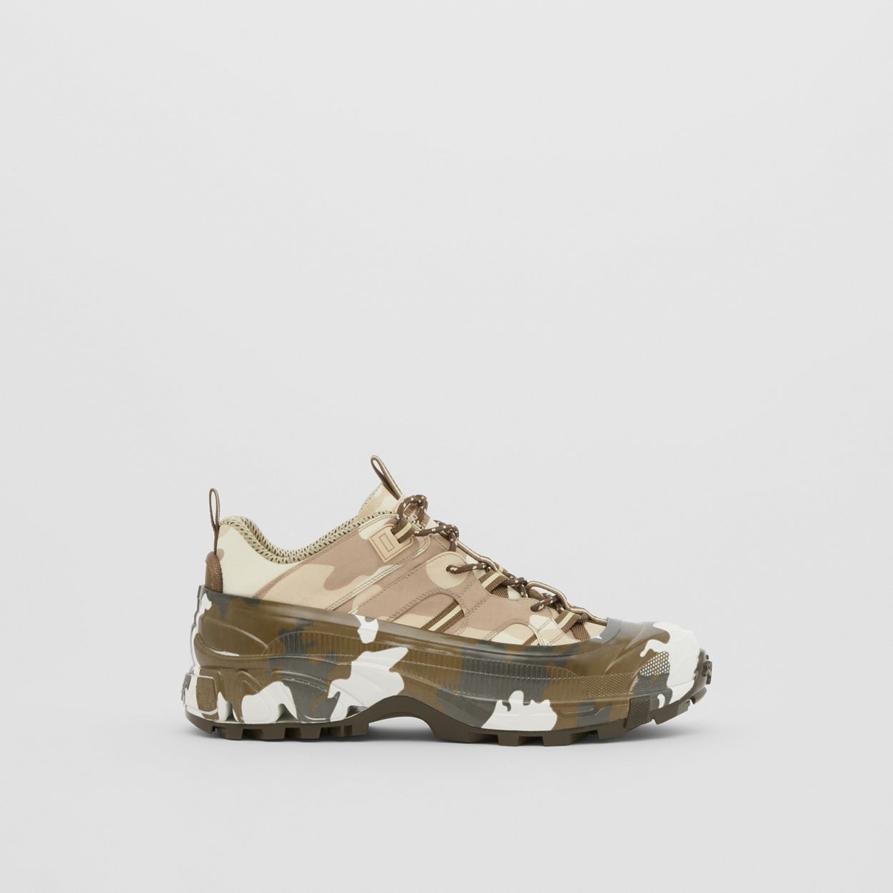 Camouflage Print Nylon Arthur Sneakers - 1