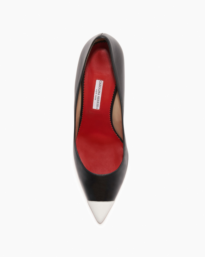 Classic Pumps with Colorful Cap Toe 4