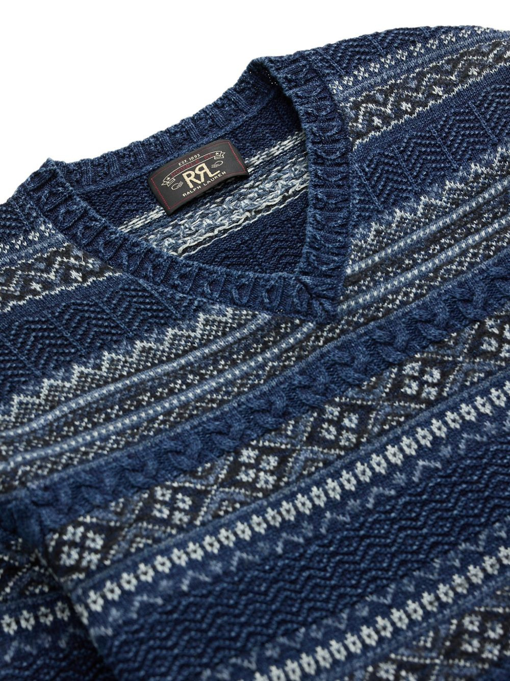 Fairisle V-neck sweater - 3