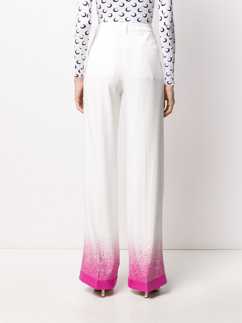splatter-effect palazzo pants 4