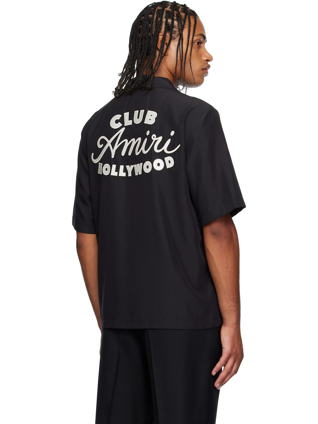Black 'Club Amiri' Camp Shirt - 3