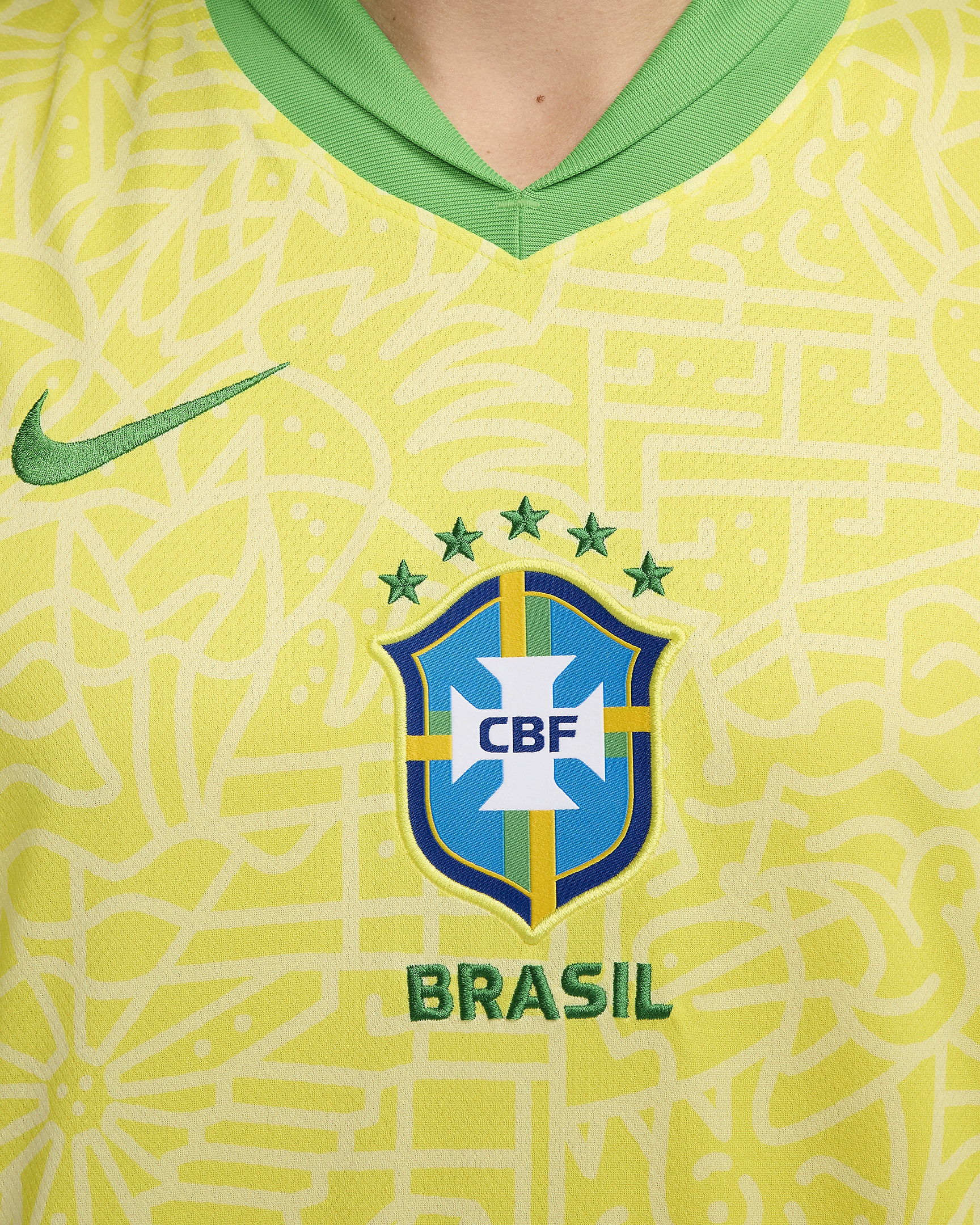 Brazil 2024 Stadium Home Nike Men's Dri-FIT Soccer Replica Jersey - 4