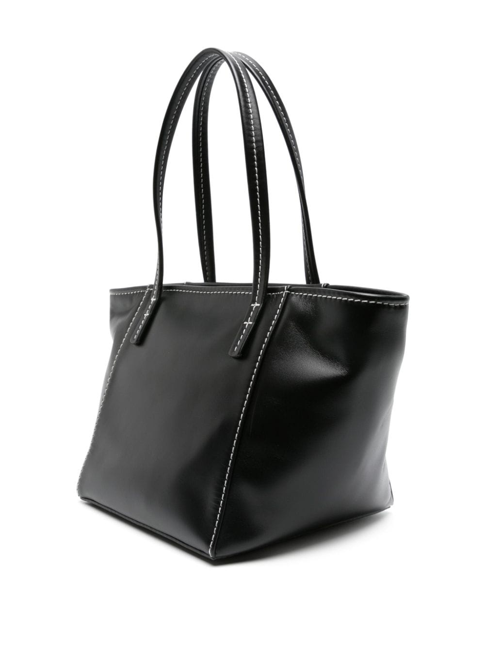 Bar leather tote bag - 3