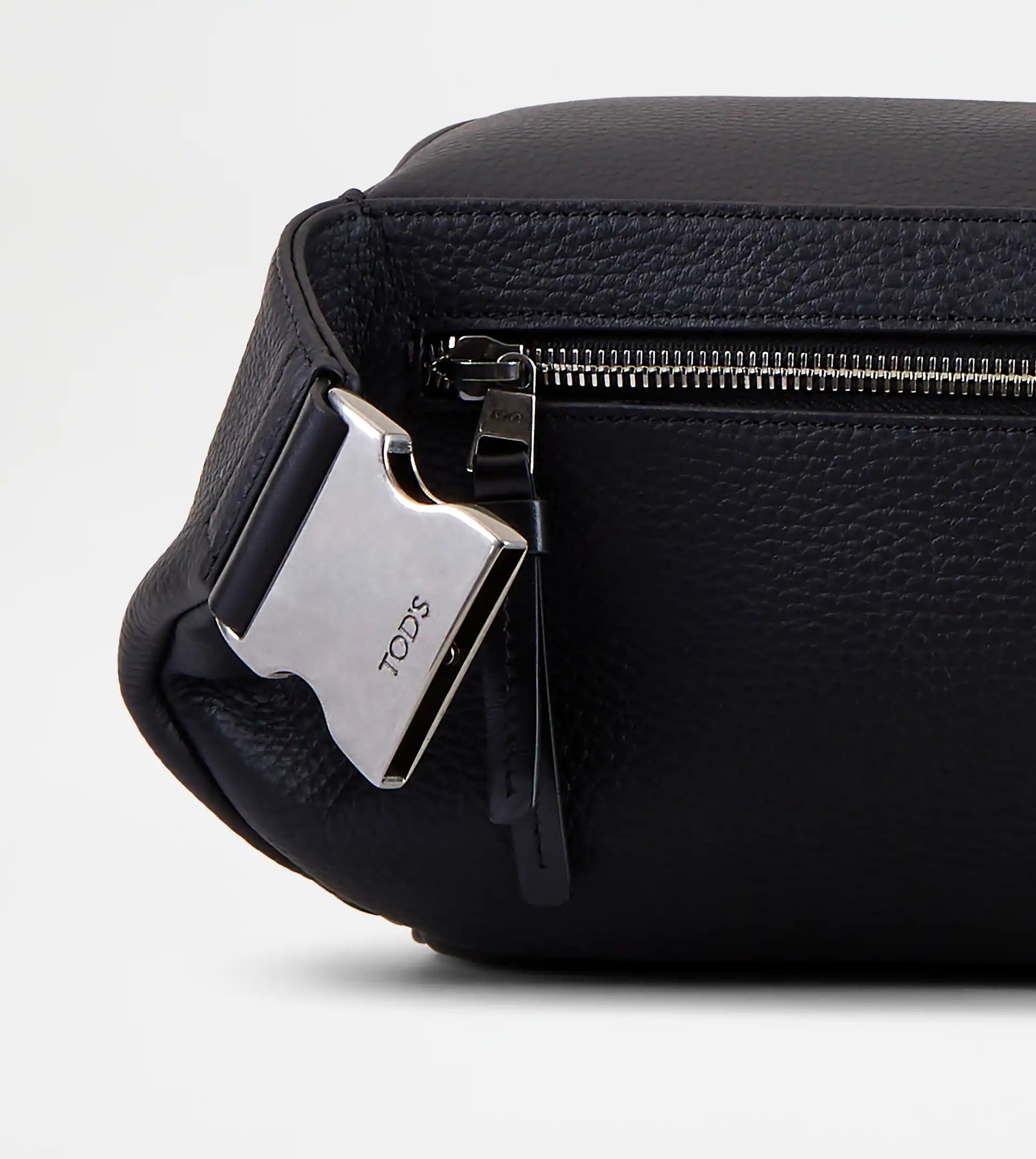 WAIST BAG IN LEATHER SMALL - BLACK - 5