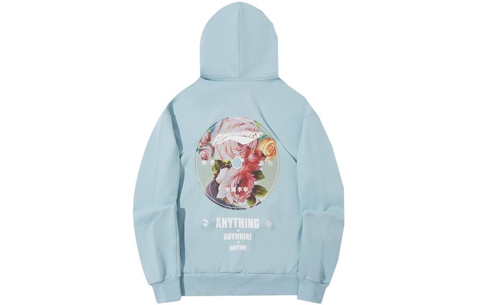 Li-Ning x PLEASURES Graphic Hoodie 'Light Blue' AWDTC01-2 - 2