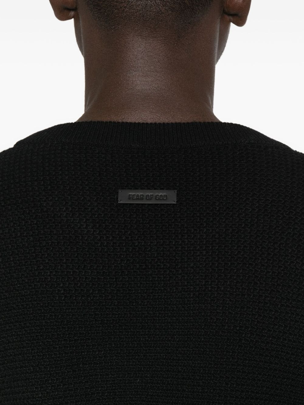 round-neck wool sweater - 5