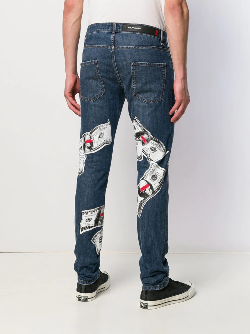 printed jeans - 4