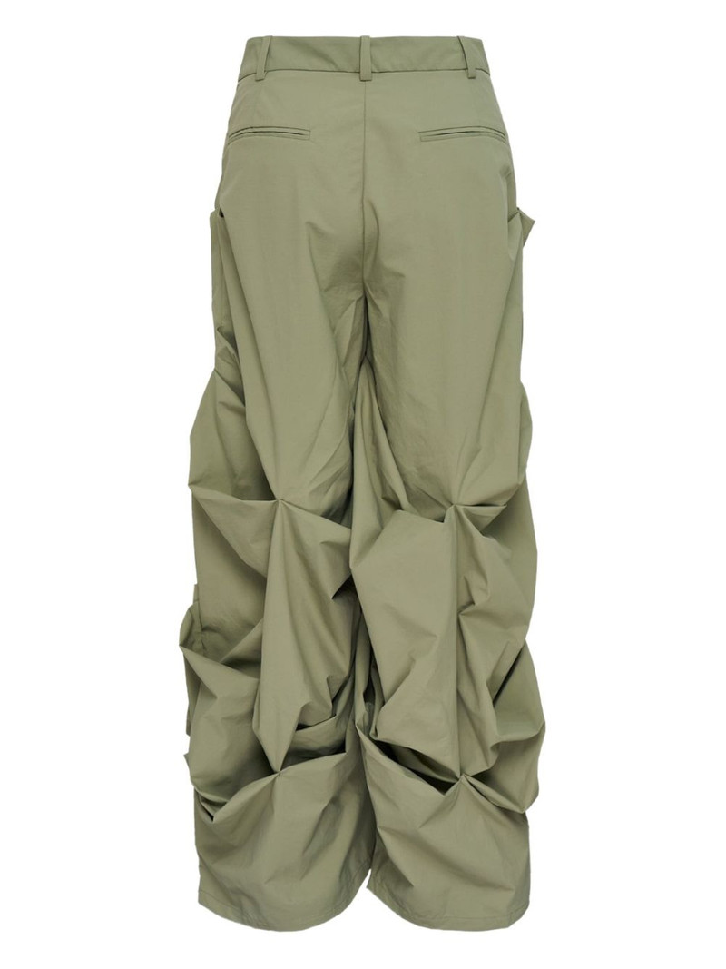 GANNI drapey trousers outlook