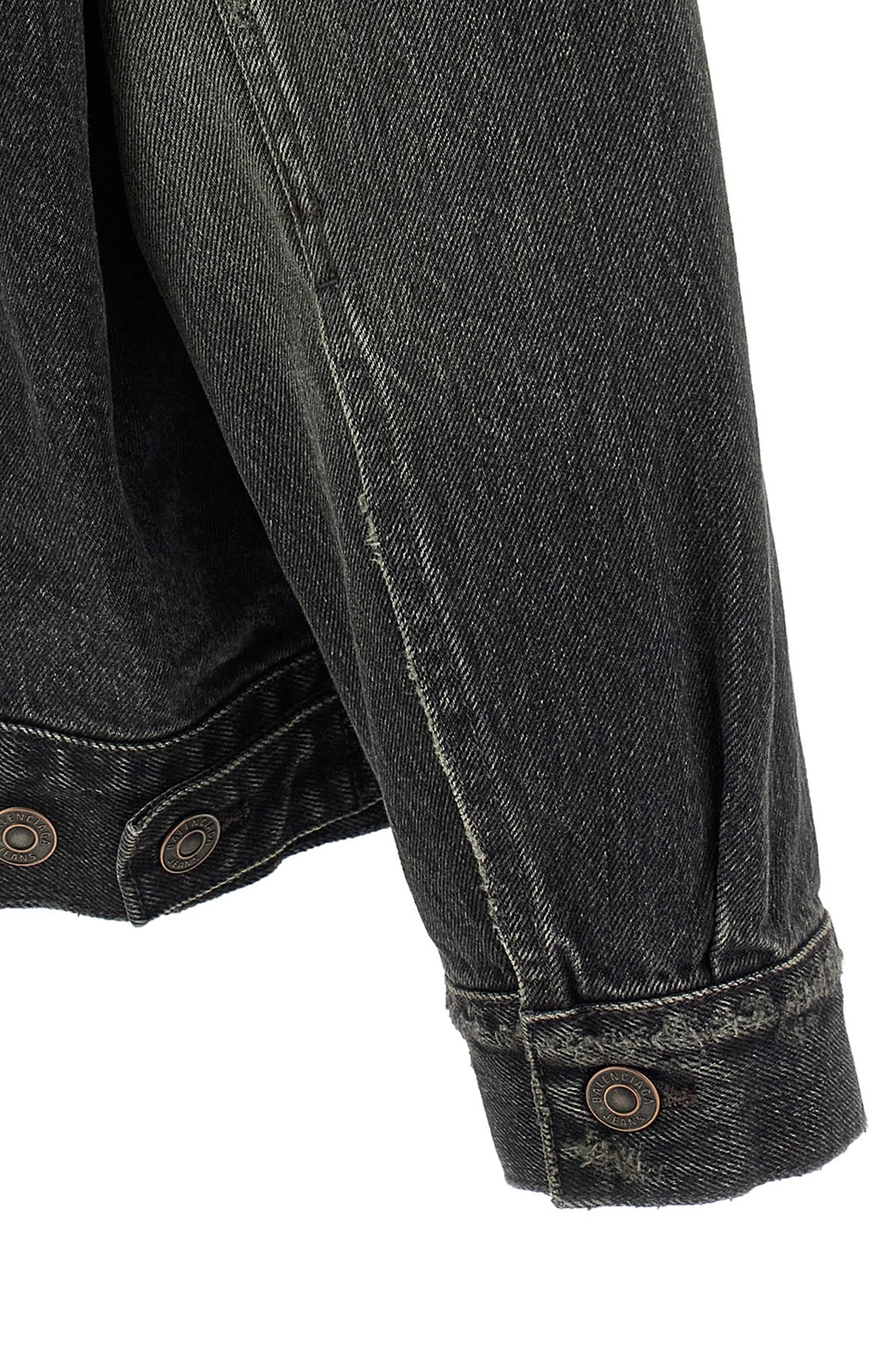 Denim jacket with used effect - 4
