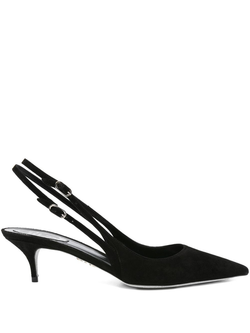 60mm slingback pointed-toe heeled pumps 1