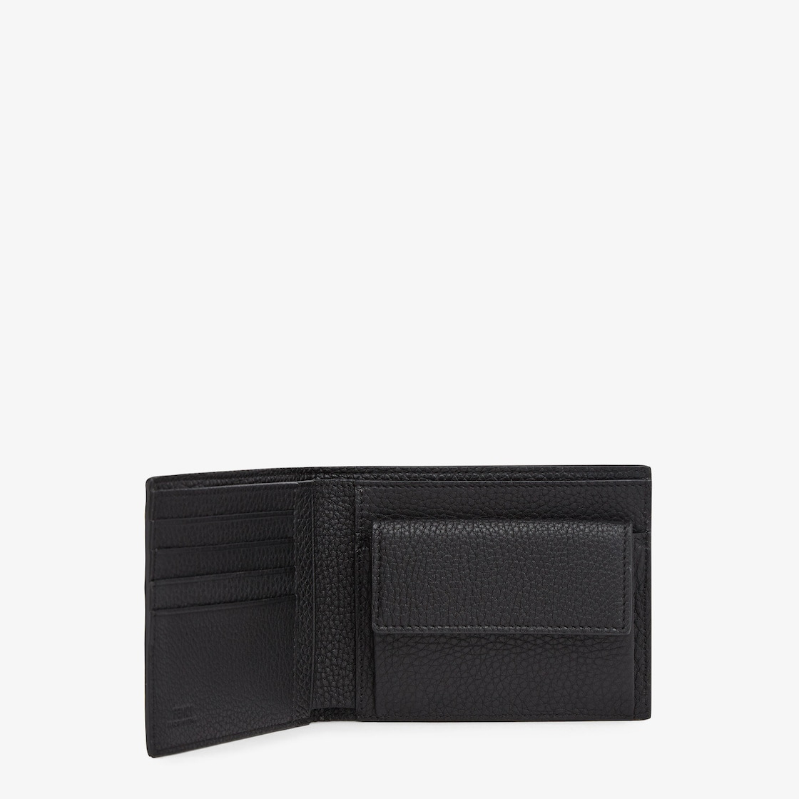 Black leather bi-fold wallet - 2