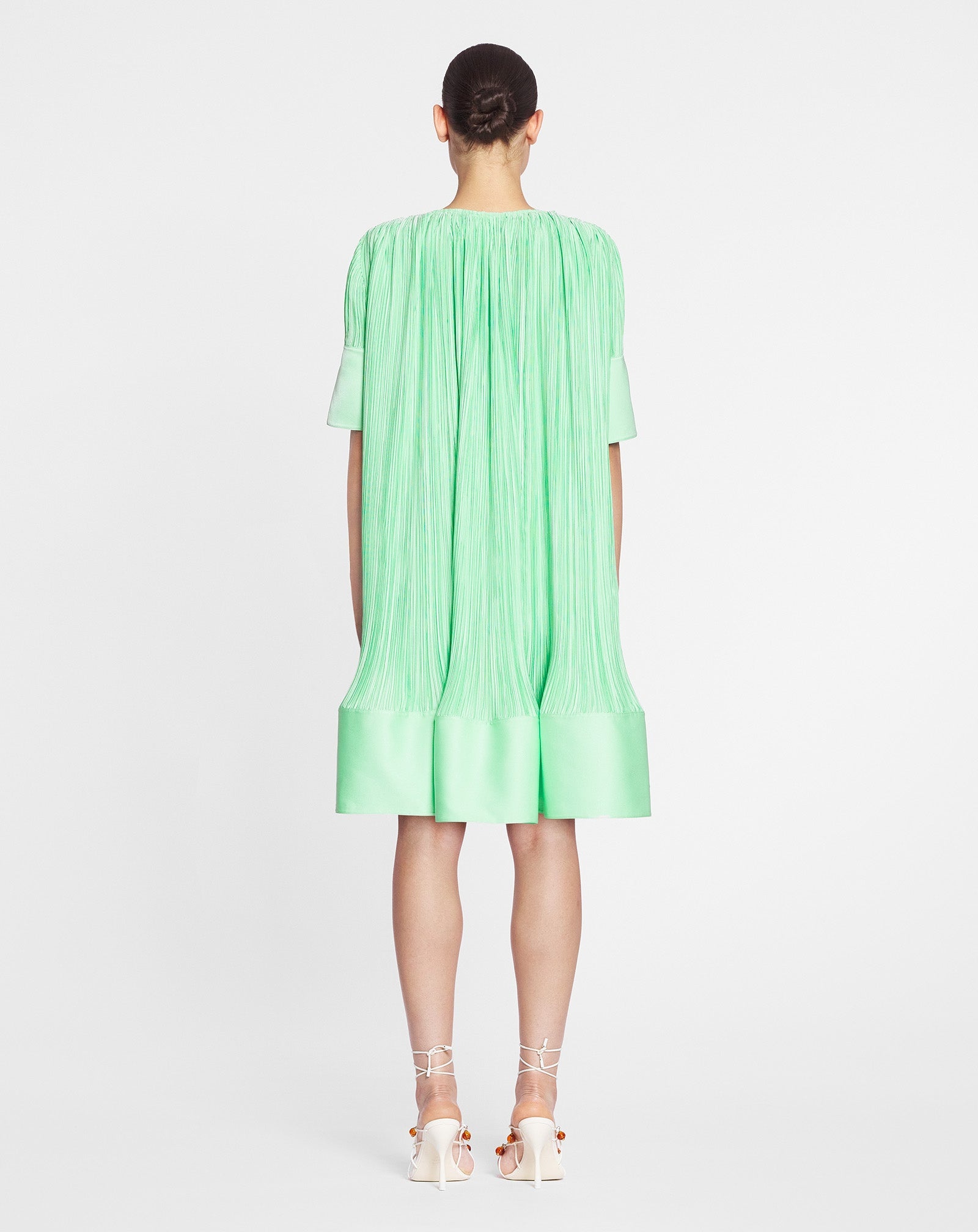 CASCADE-EFFECT SHORT DRESS - 4