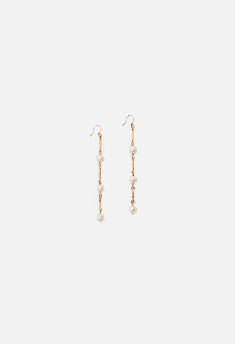 JOHN ELLIOTT X M.A.R.S TWIST LINK PEARL EARRINGS 1