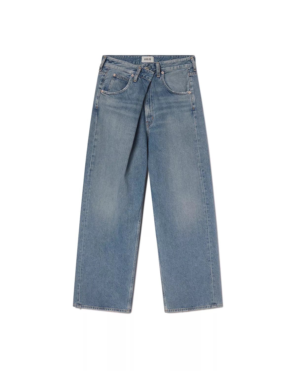 Vana Fold Wide Leg Jeans in Mantra - 7