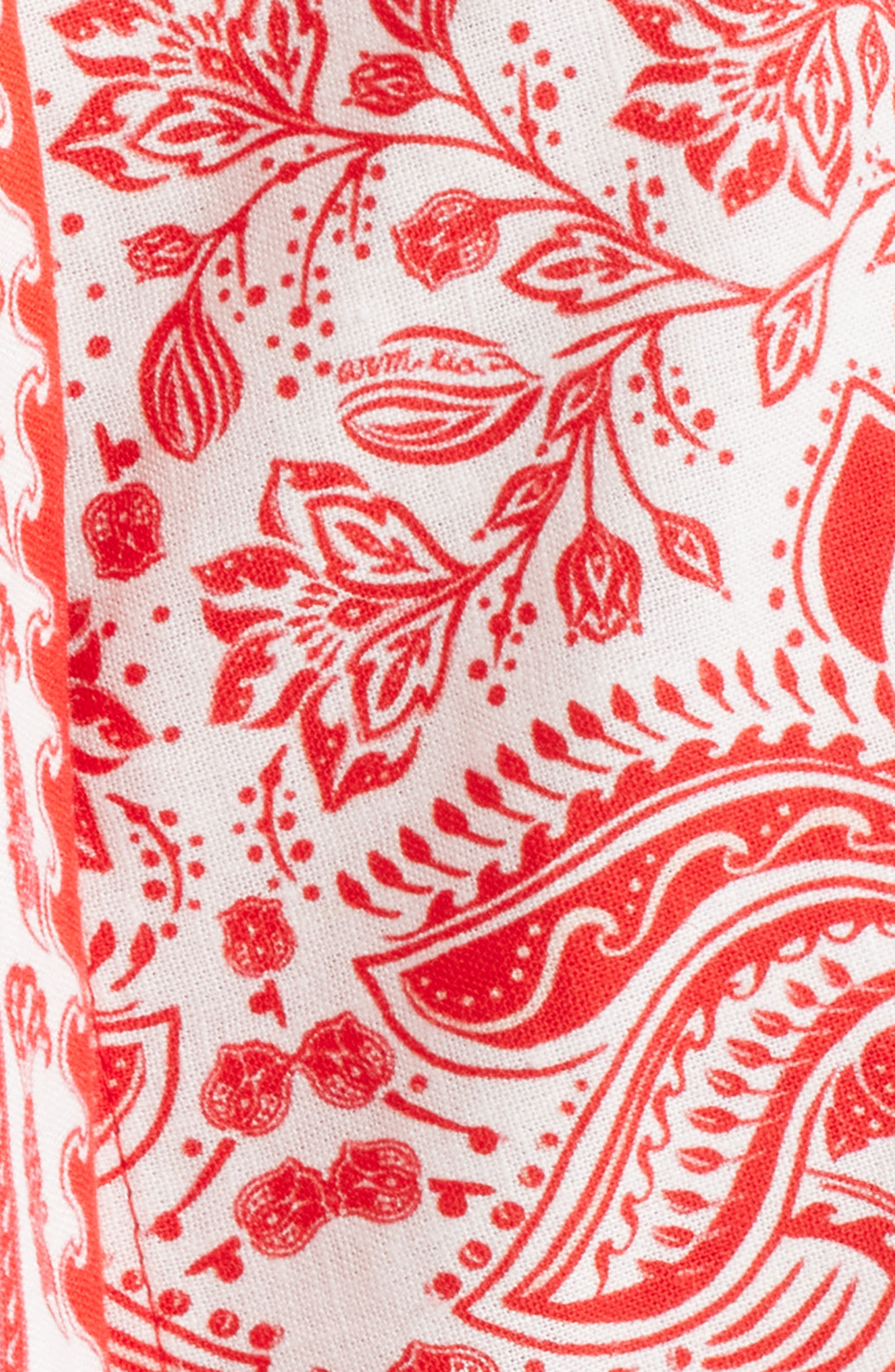 FARM Rio River Ride Linen Blend Shorts in Red at Nordstrom - 6