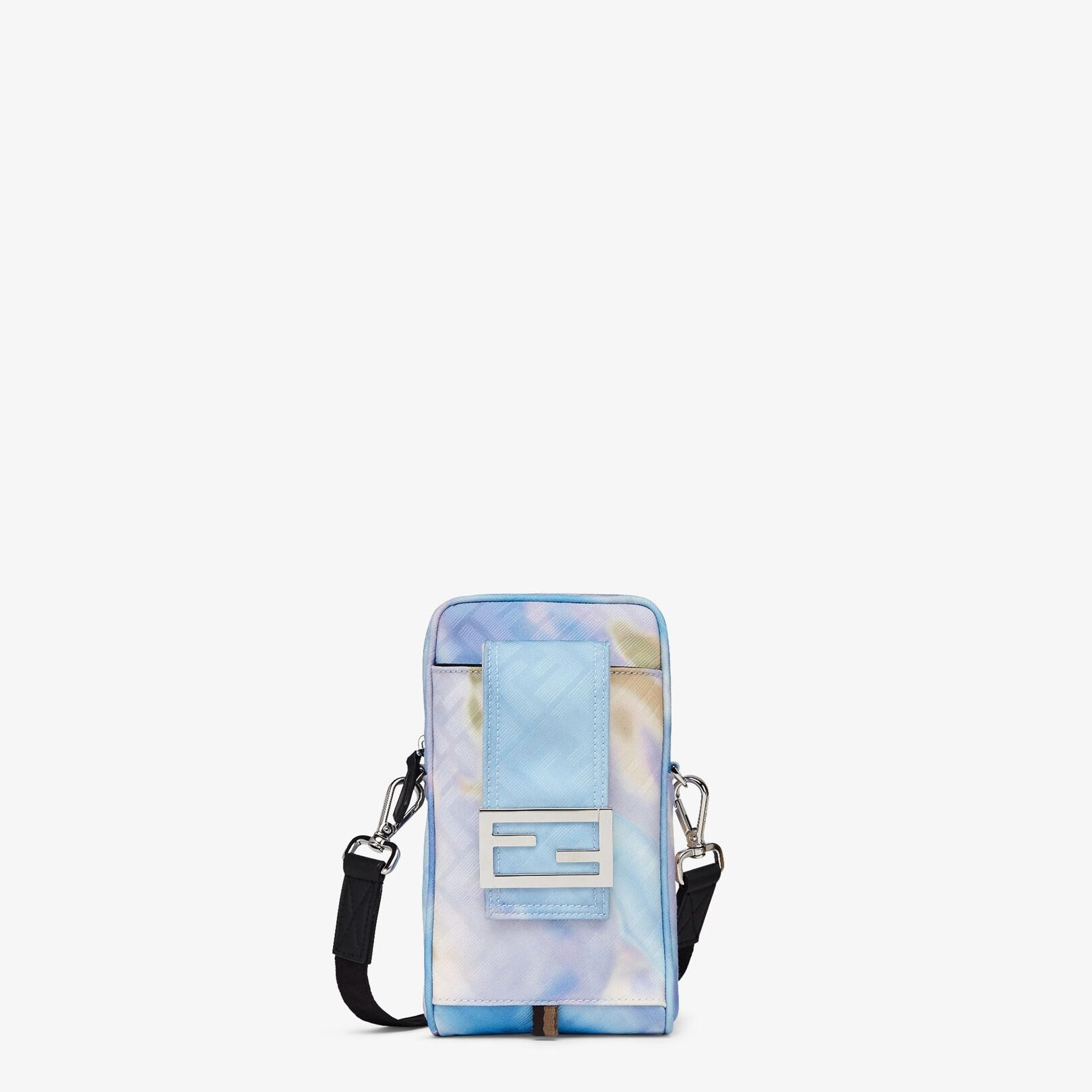 Light blue fabric smartphone holder - 1
