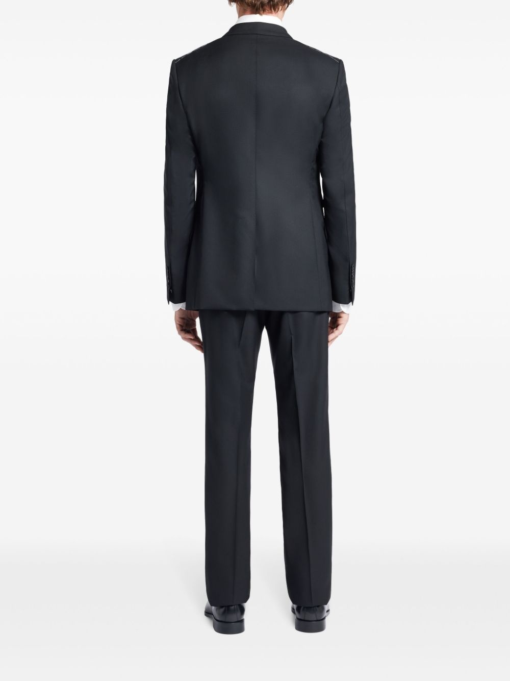 single-breasted wool suit - 4