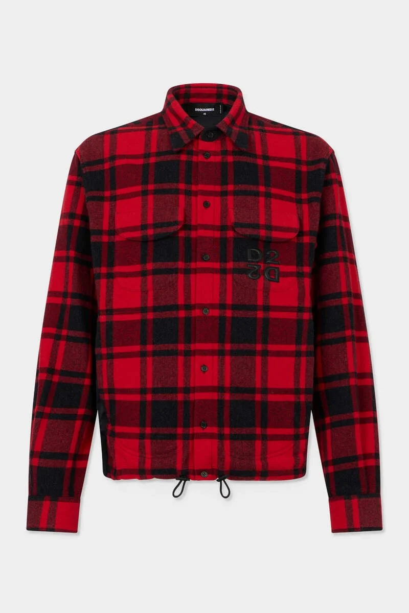 HYBRID DRAWSTRING OVERSHIRT - 1