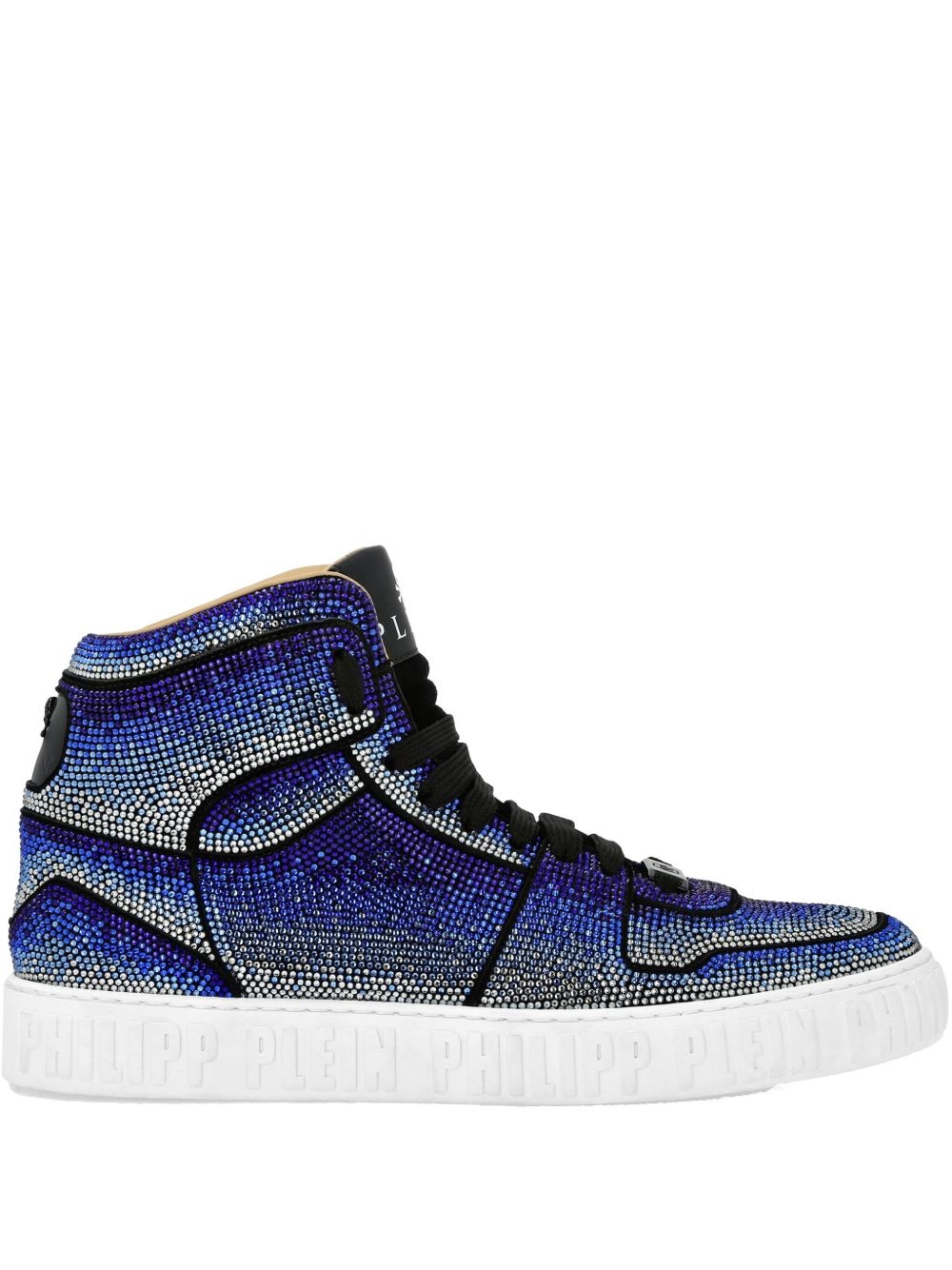 suede high-top sneakers - 1