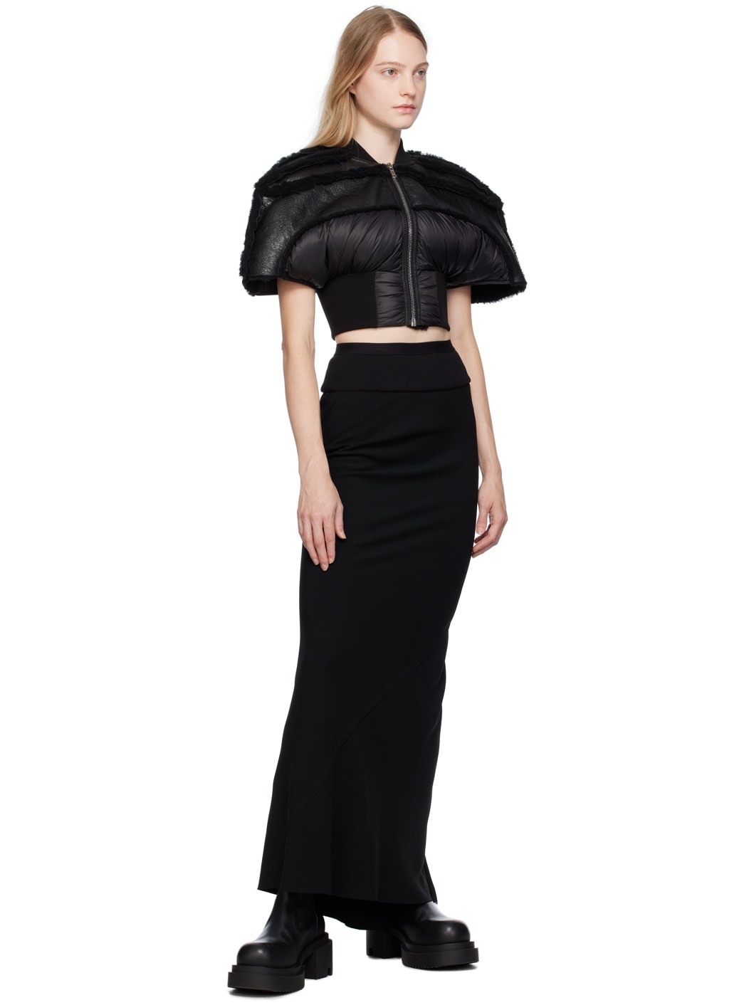 Black Coda Maxi Skirt - 4