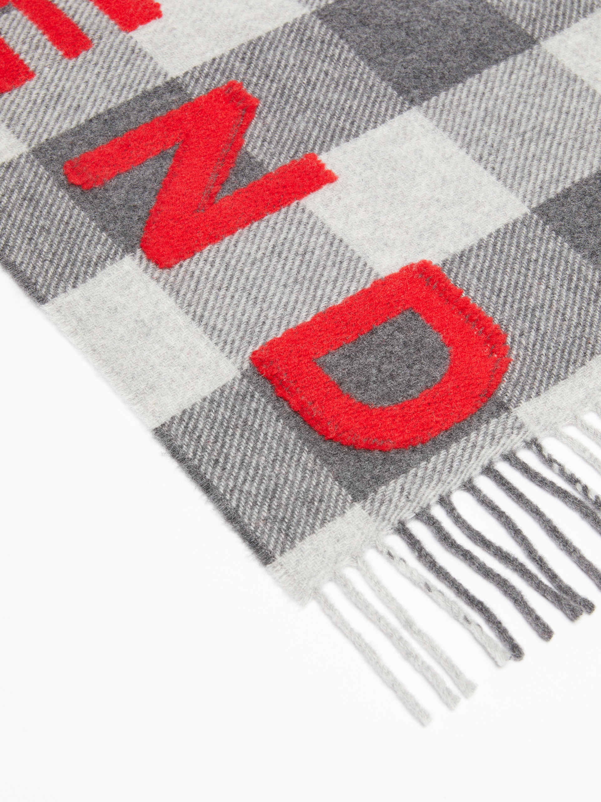 FASHION Wool-blend logo scarf - 2