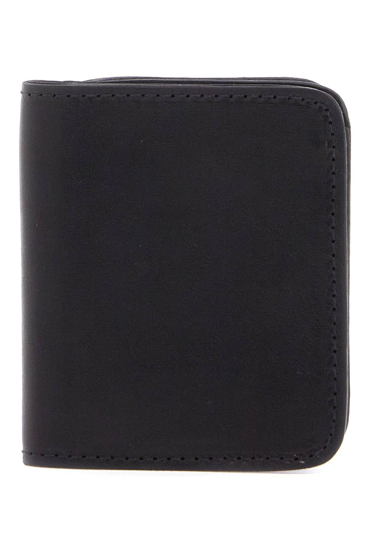Guidi Black Kangaroo Leather Wallet For Men With Snap