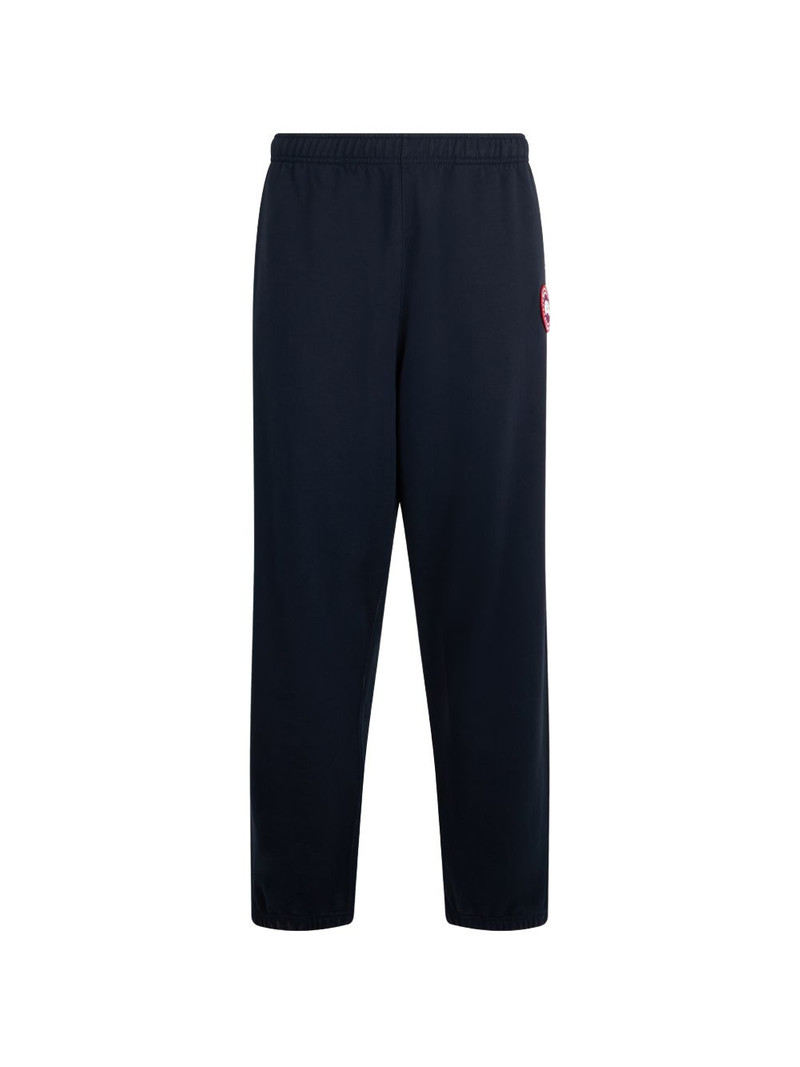 logo-patch trousers 1