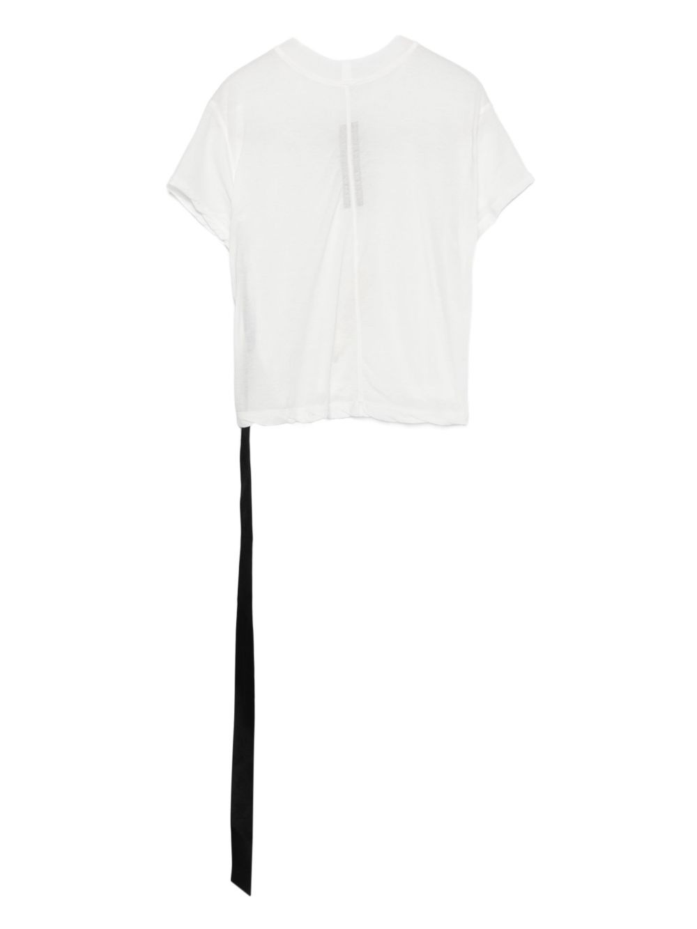 asymmetrical-hem organic cotton top - 2