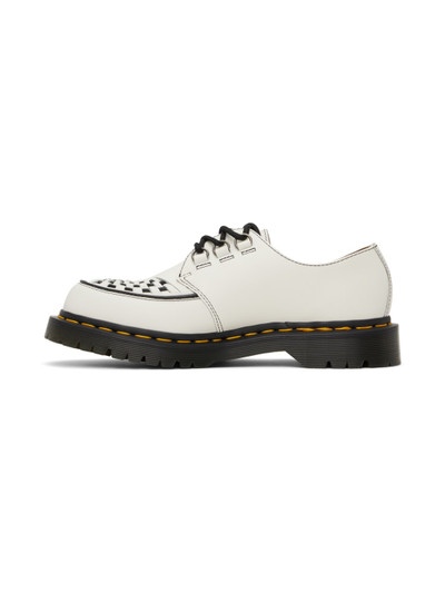 Dr. Martens White Ramsey Smooth Leather Oxfords outlook