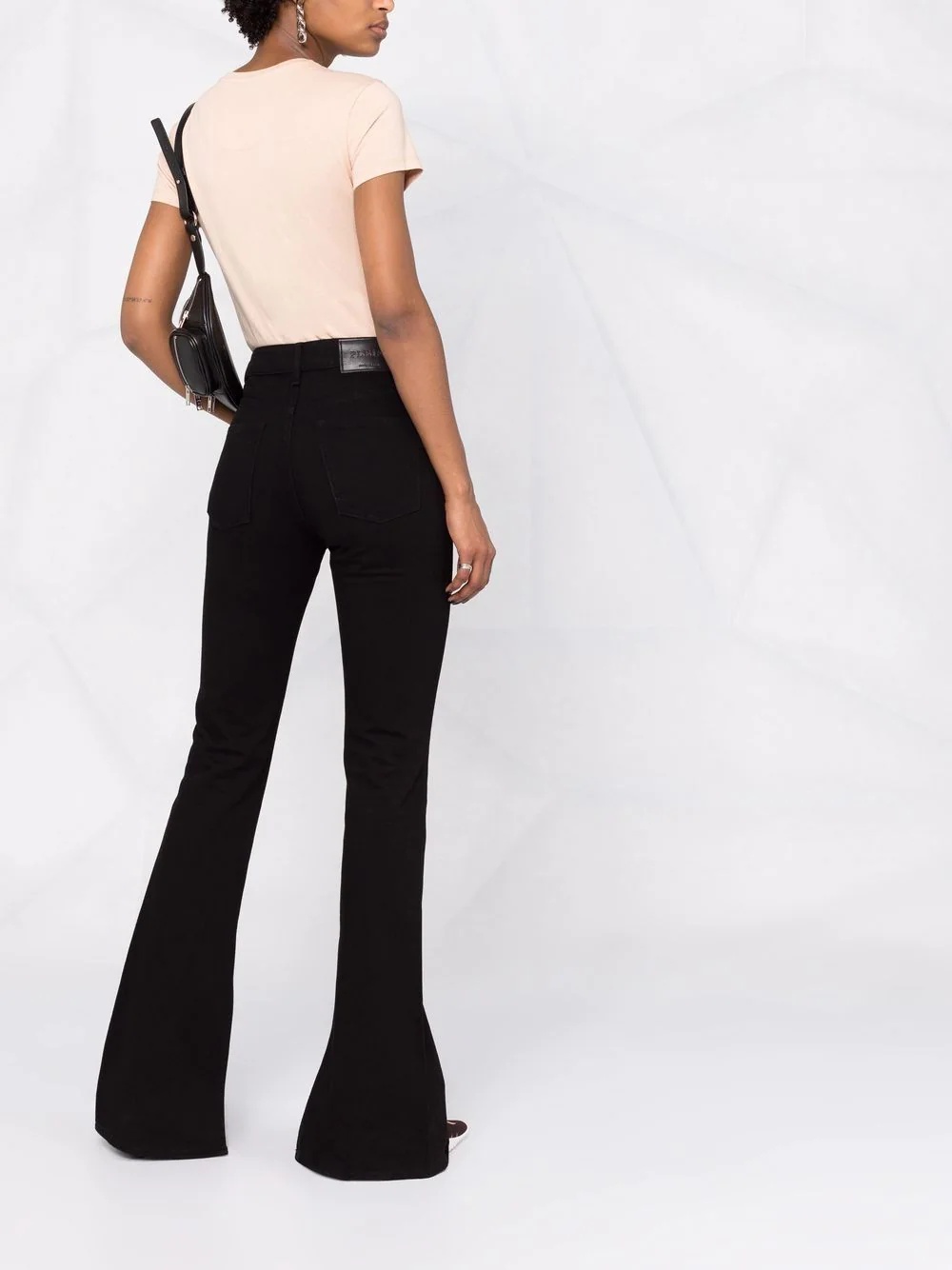 high-rise flared jeans - 6