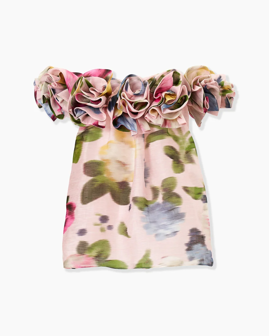 Floral-Print Off-Shoulder Top - 1