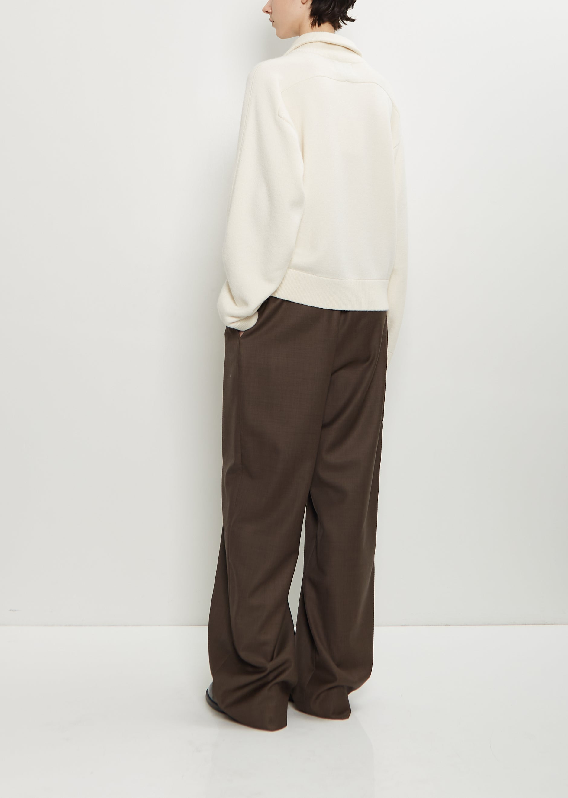 Dries Cashmere Stand Collar Sweater - 3