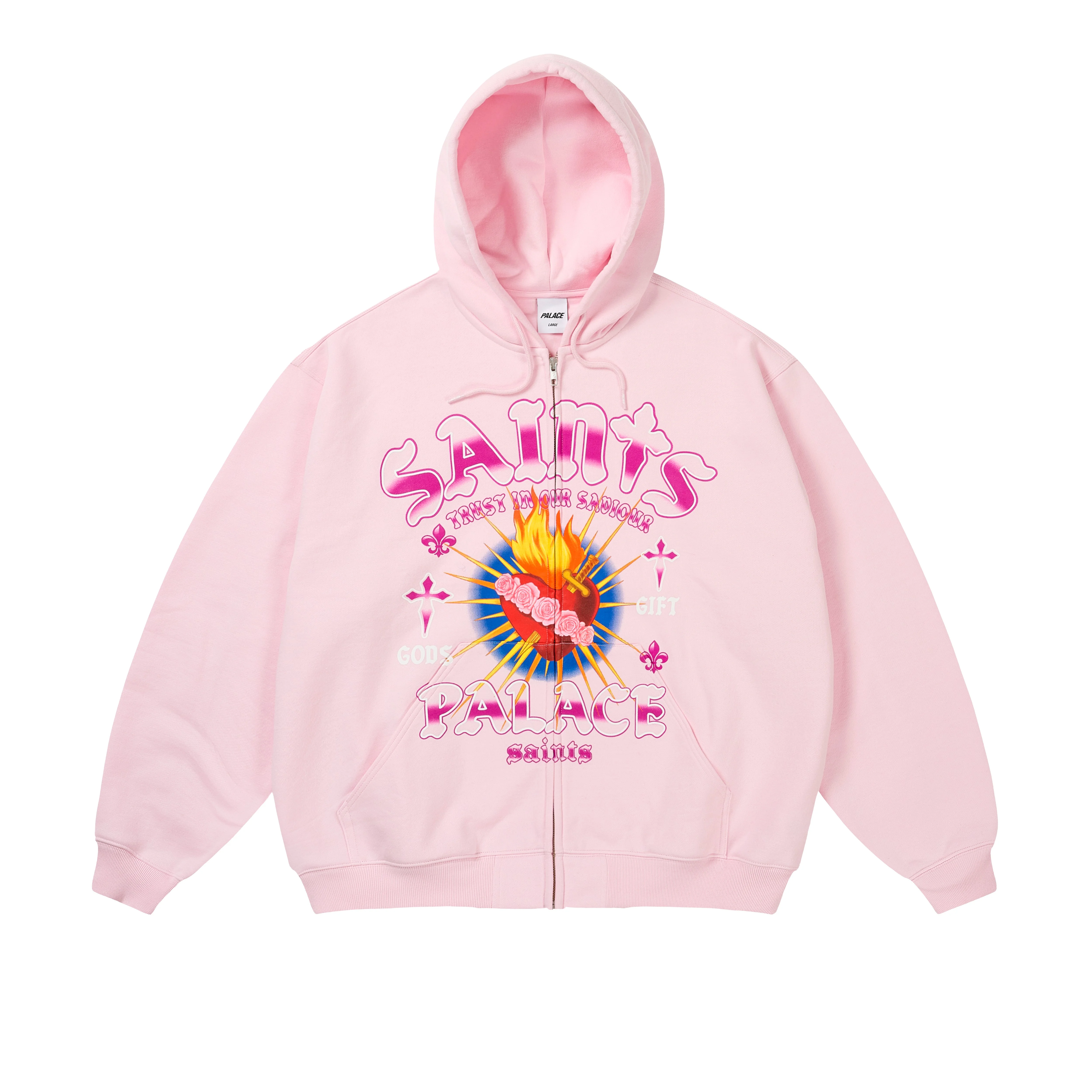 GODS GIFT ZIP HOOD LUSH FLUSH - 1