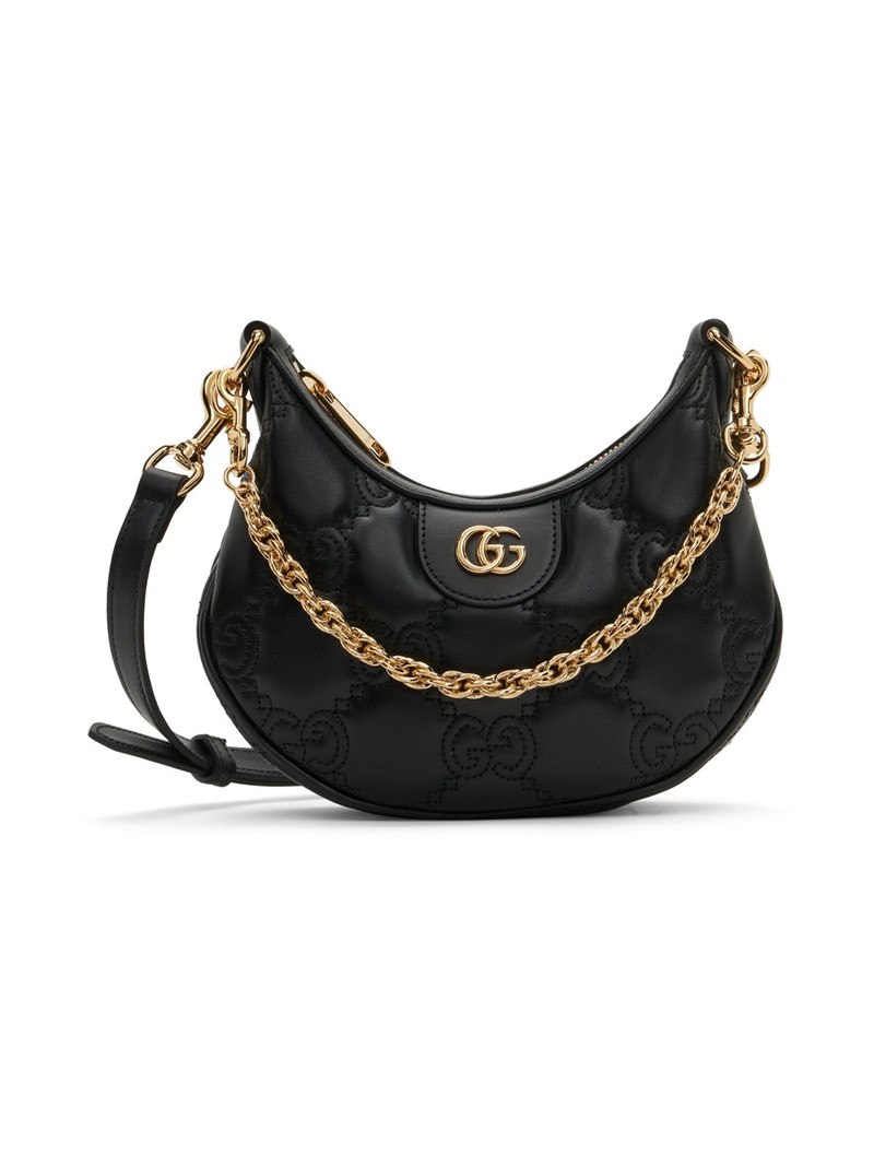 GG Matelassé half-moon shaped bag - 1