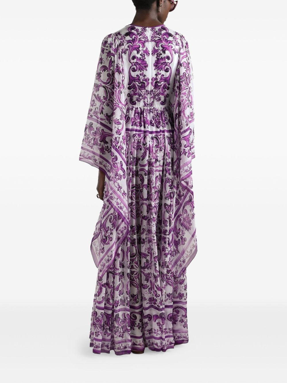 Majolica-print dress - 3