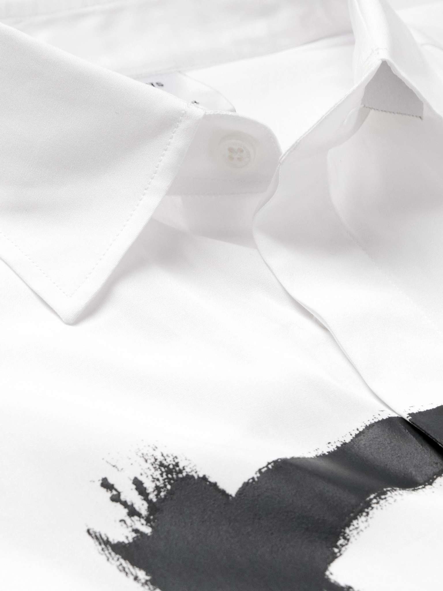 Logo-Print Cotton-Poplin Shirt - 4