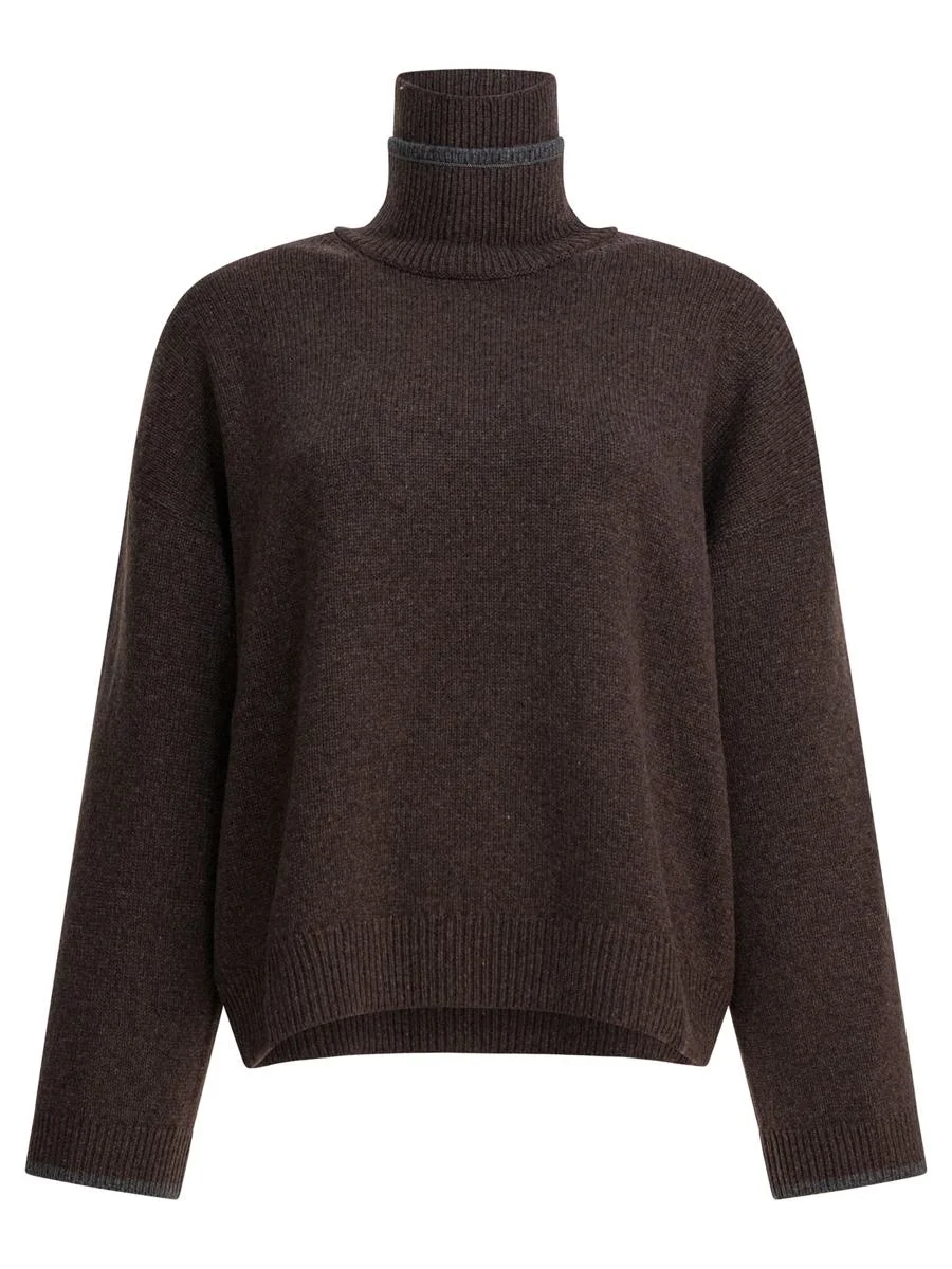 Brunello Cucinelli Cashmere Turtleneck Sweater - 1