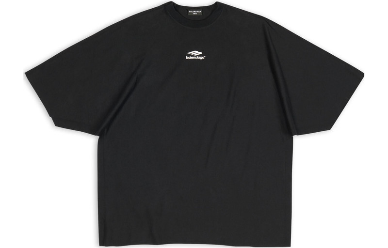 BALENCIAGA Balenciaga 3B Sports Icon Flat T-Shirt 'Black' 704032TMVJ71070 outlook