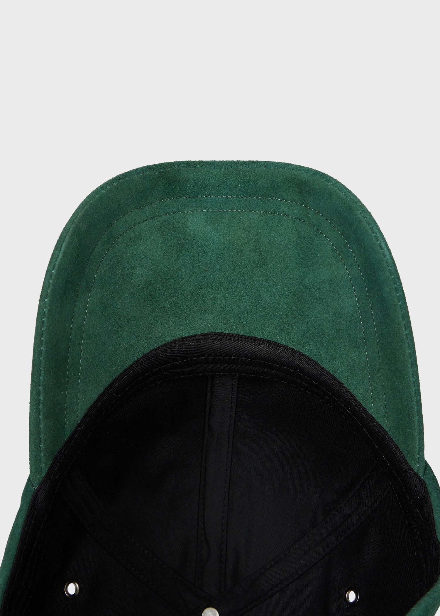 Green Suede Baseball Cap - 4