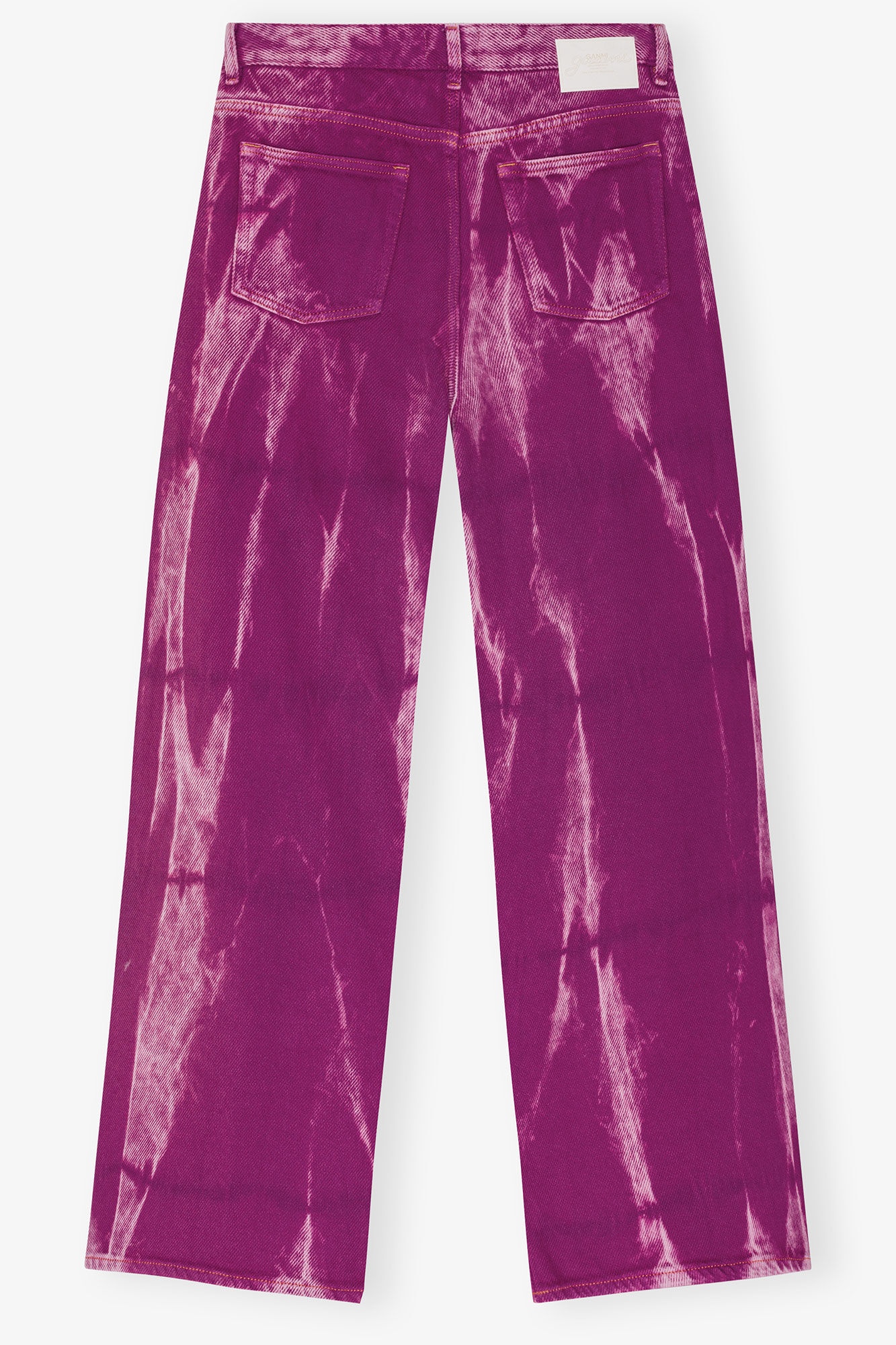 PURPLE OVERDYED HEAVY DENIM MARRI - 7