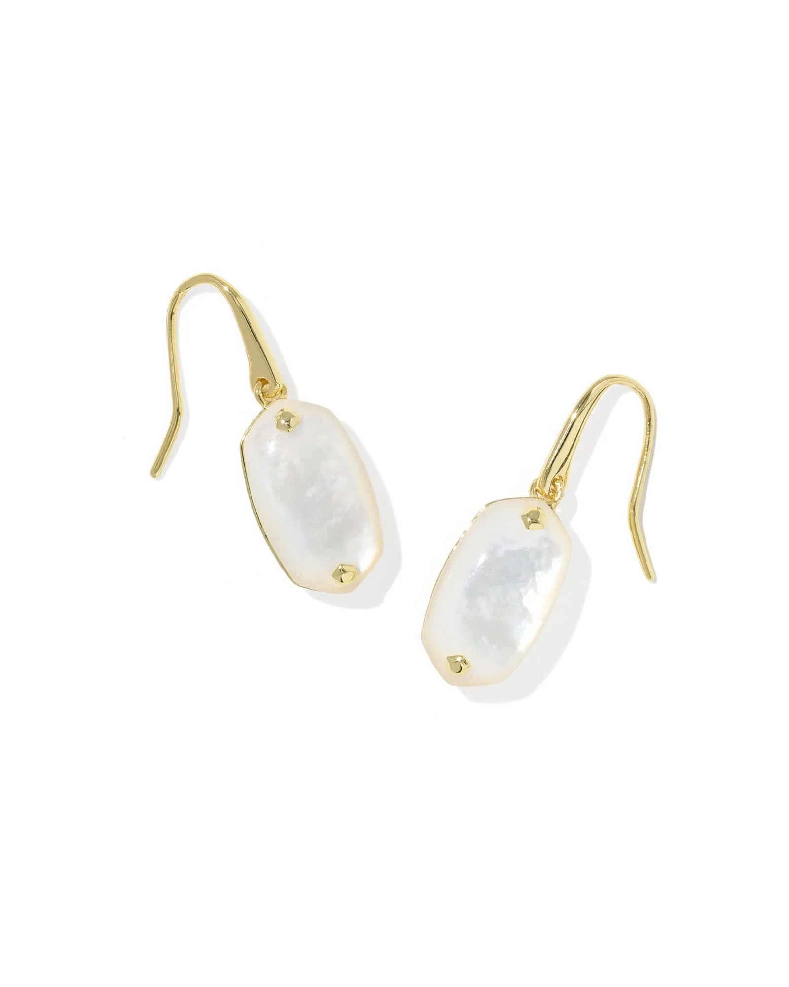 Lee Riveted Gold Drop Earrings - 1