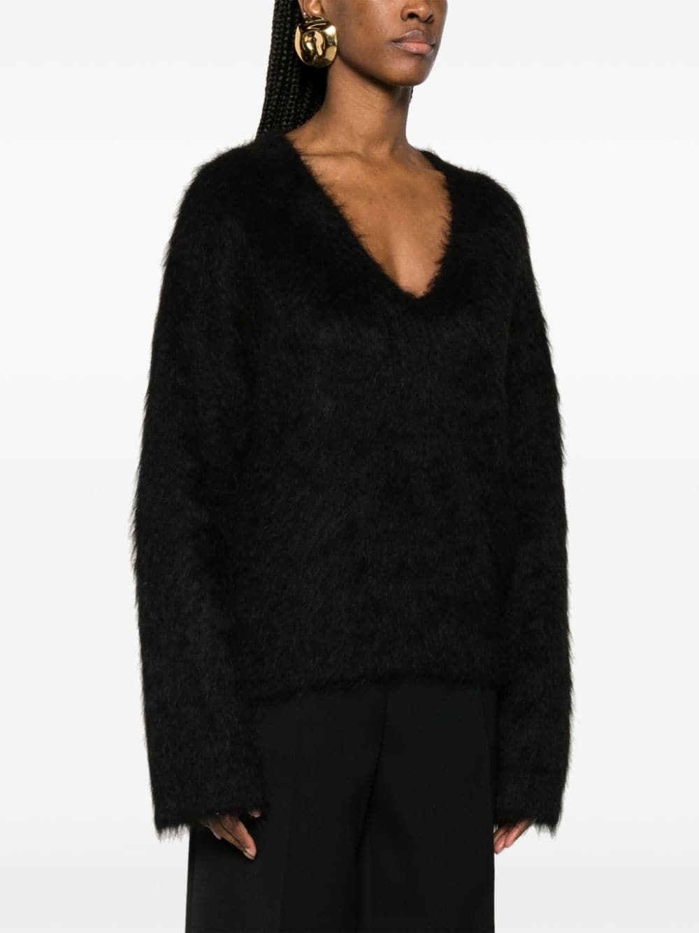 brushed wool jumper - 3