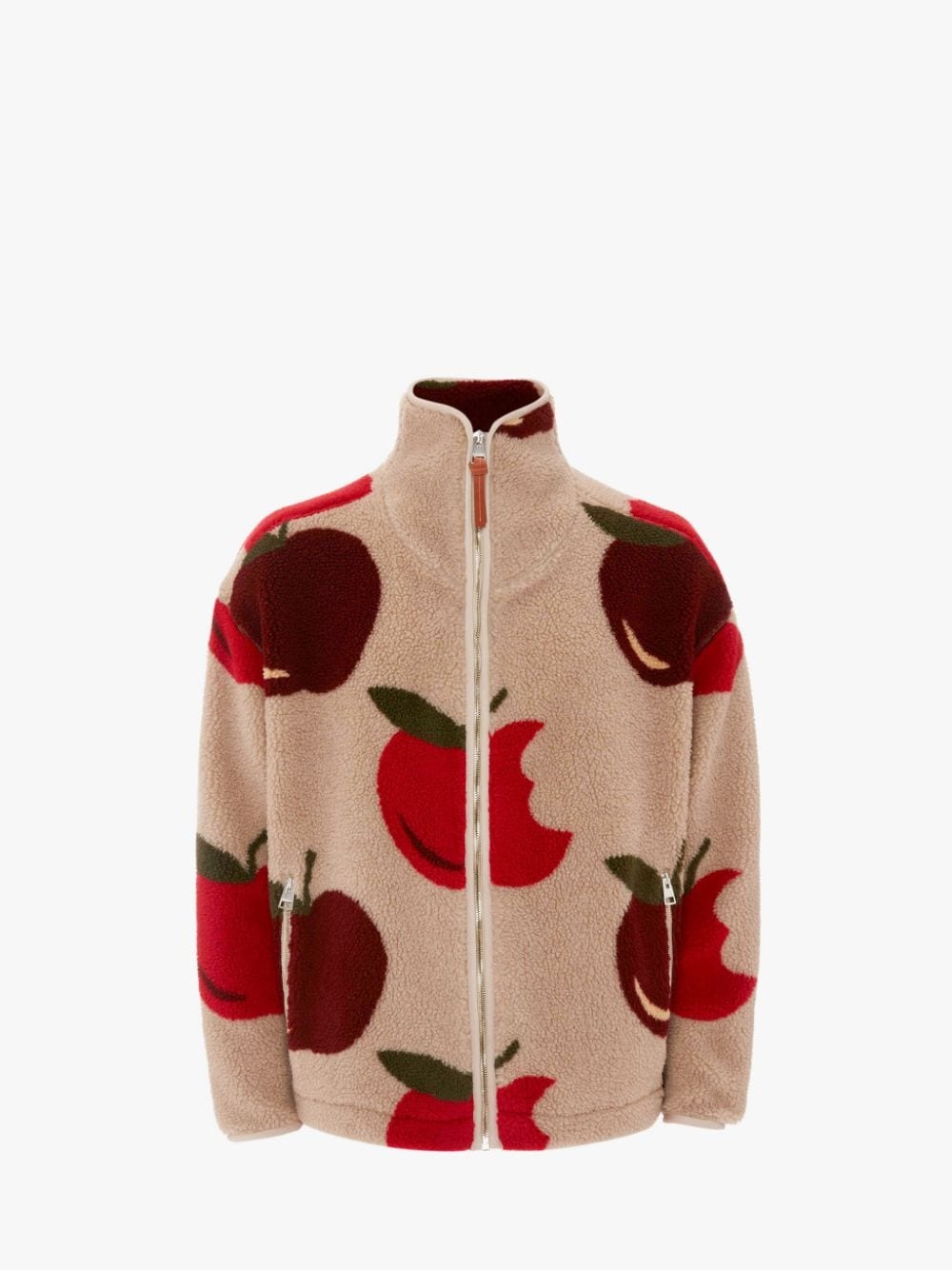 CASUAL ZIP FRONT FLEECE JACKET - 1