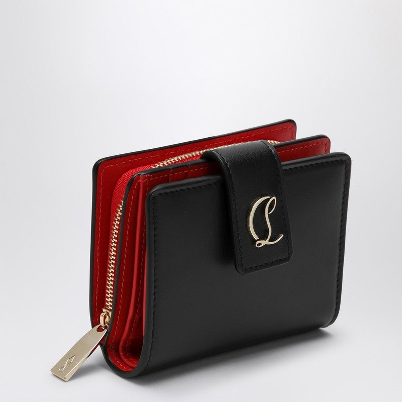 Christian Louboutin Mini Wallet Loubi54 Black Calf Leather Women - 1