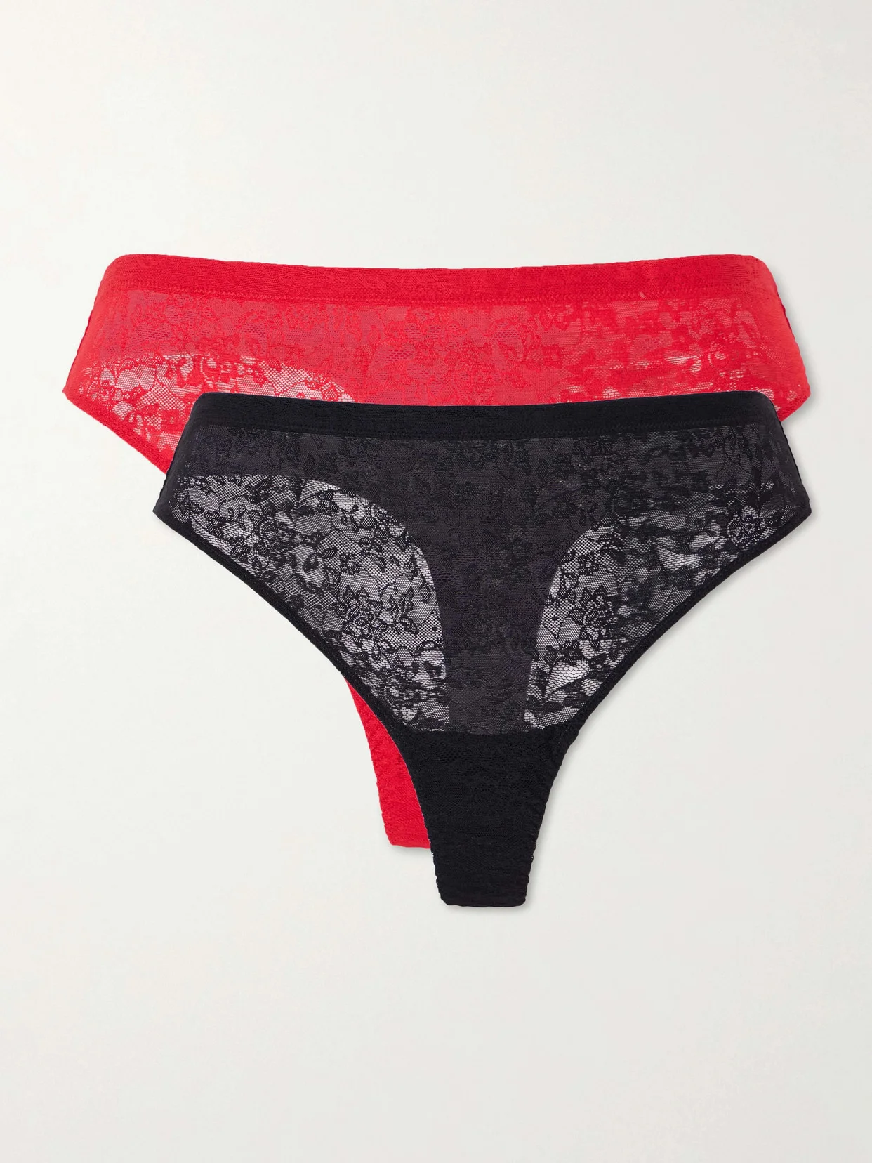 Stretch Lace Briefs - 1