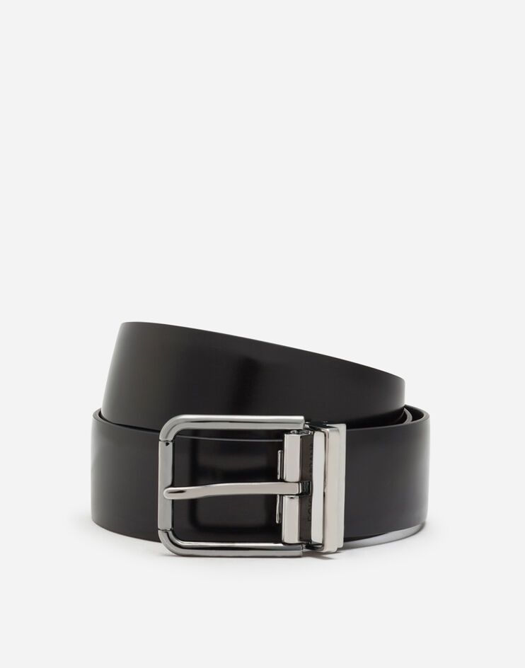 Polished leather belt - 1