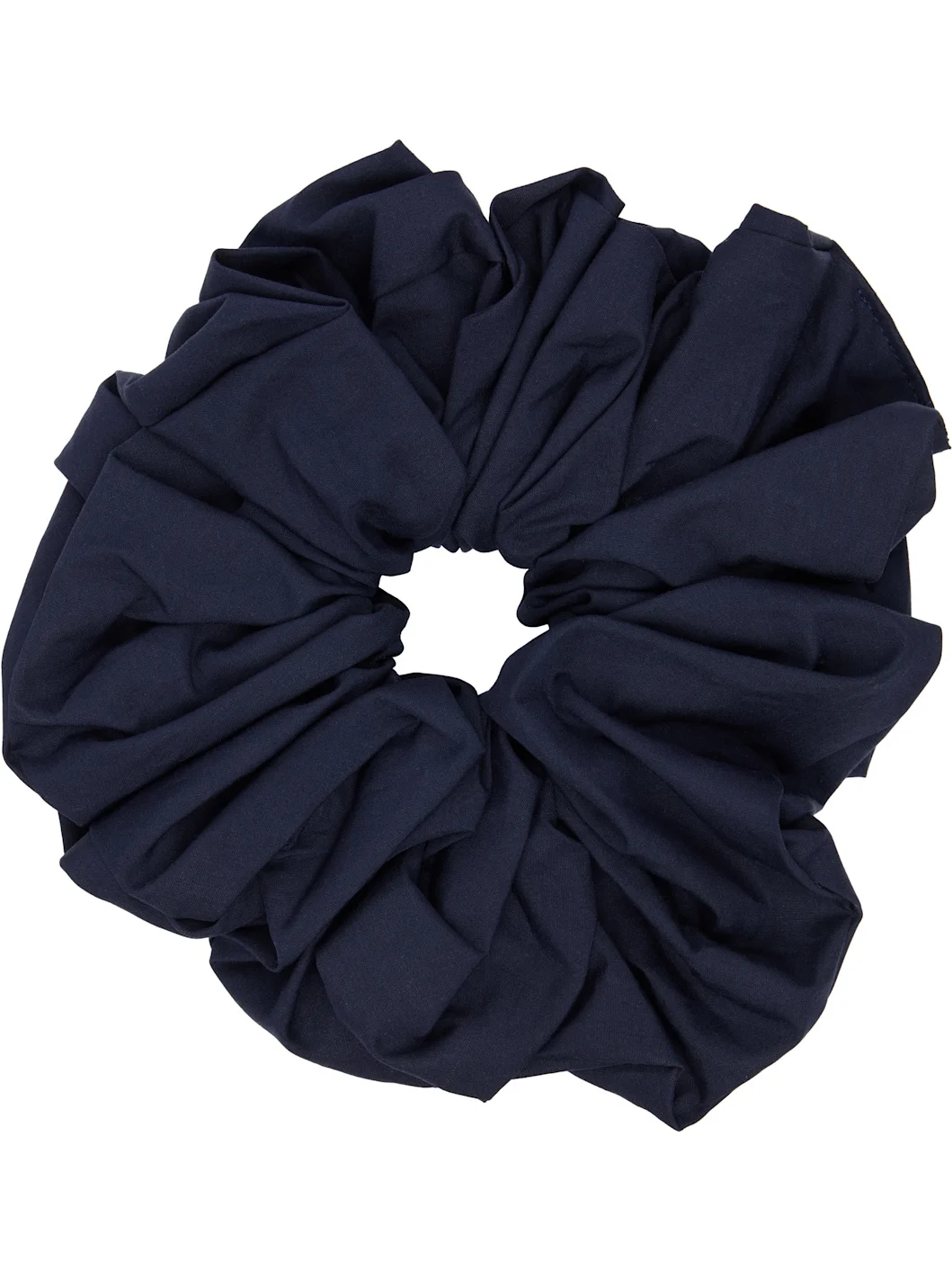 Navy Camellia Scrunchie - 1