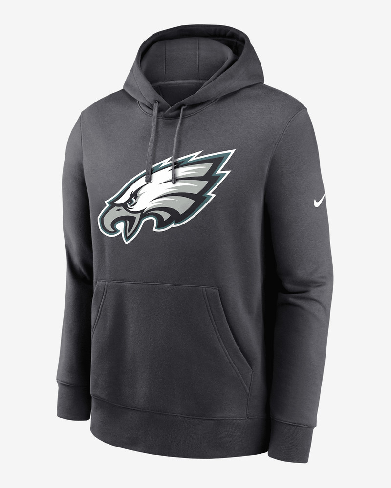 Philadelphia Eagles Club Logo Men's Nike NFL Pullover Hoodie 1