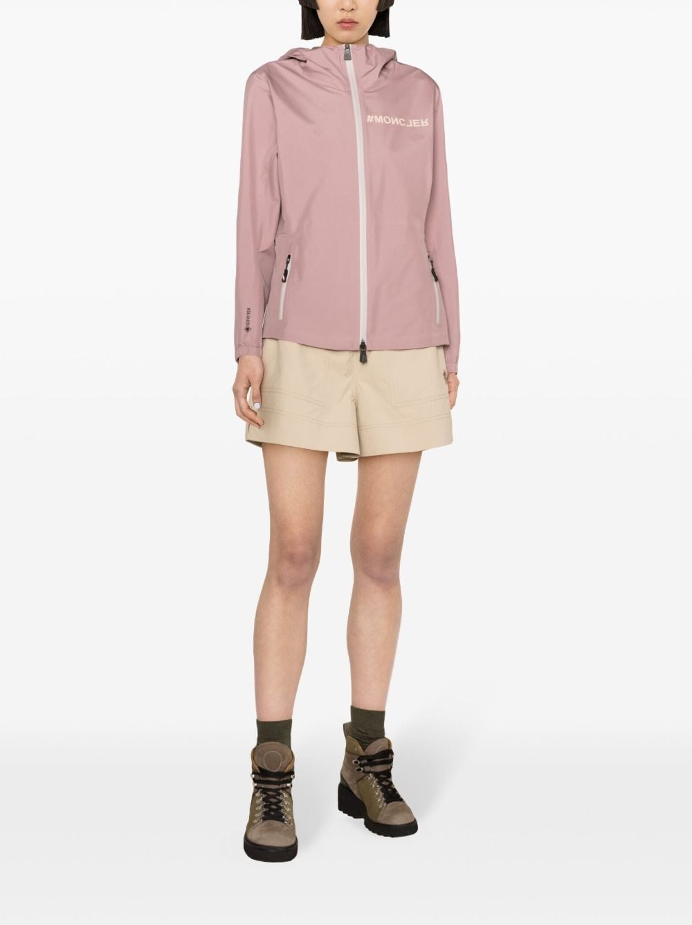 mid-rise straight-leg shorts - 2