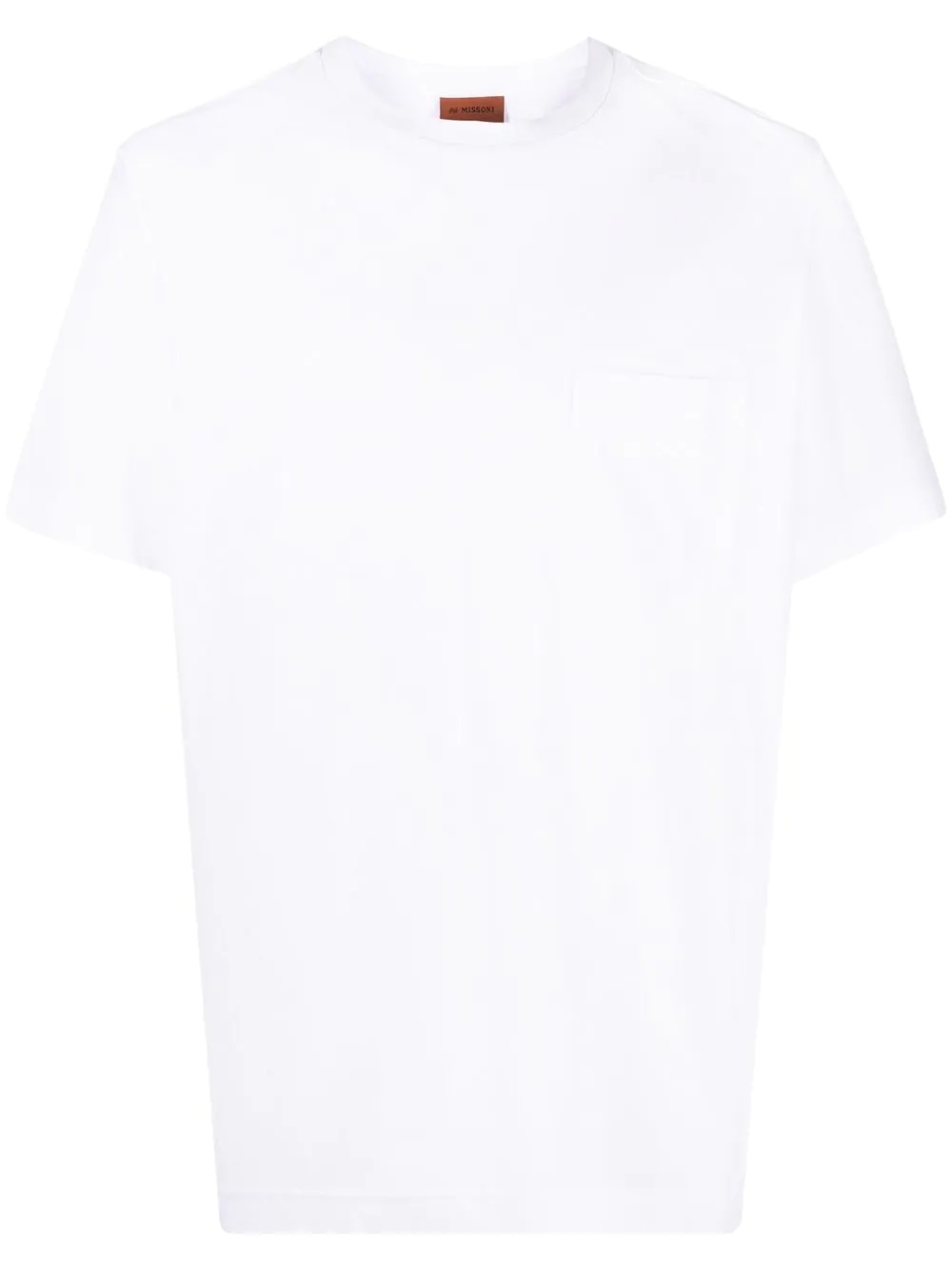 logo-embroidered pocket T-shirt - 1